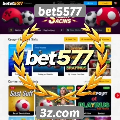 Site de jogos bet5577 ganha prêmios por inovação